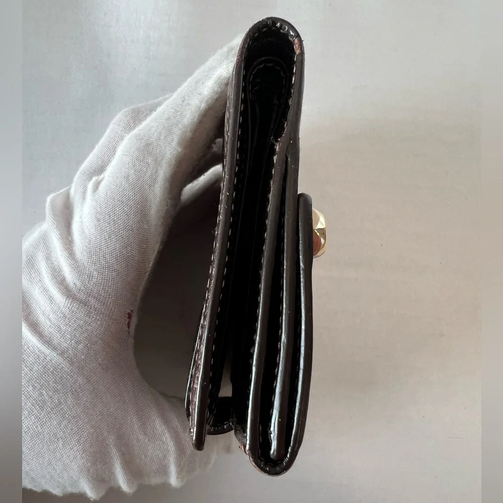 Gucci GG‎ suede, compact, leather wallet - Picture 4 of 16